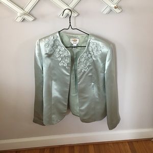 Sage Green Silk Jacket